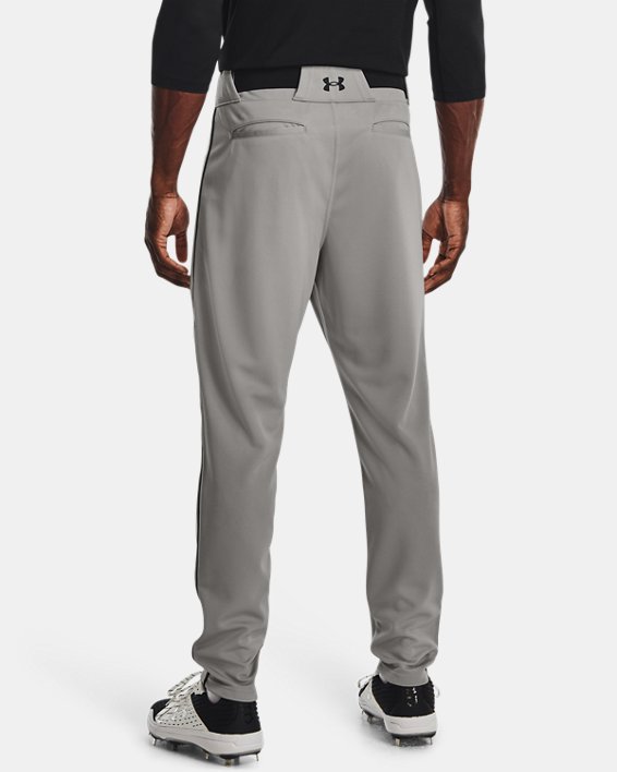 Men's UA Utility Piped Baseball Pants, Gray, pdpMainDesktop image number 1